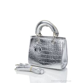 Фотография Сумка женская 5126-1 silver 18*21*10 см, "David Polo" недорого оптом от прямого поставщика