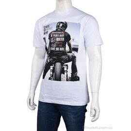 Фотография Футболка мужская Лето 3707-0091-4 white (4 шт. р.сетка M-2XL) "Мир" недорого оптом от прямого поставщика