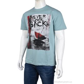 Футболка чоловіча Літо 3707-111-4 green (4 шт. р.сіткаM-2XL) "Мир" недорого оптом від прямого постачальника