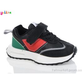 Фотография Кроссовки детские модные Весна/осень 739-1A (10 пар р.26-30) "Yalike" недорого оптом от прямого поставщика