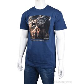 Фотография Футболка мужская Лето 3707-113-3 blue (4 шт. р.сетка M-2XL) "Мир" недорого оптом от прямого поставщика