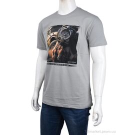 Фотография Футболка мужская Лето 3707-113-5 grey (4 шт. р.сетка M-2XL) "Мир" недорого оптом от прямого поставщика