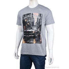 Футболка чоловіча Літо 3707-104-4 grey (4 шт. р.сіткаM-2XL) "Мир" недорого оптом від прямого постачальника