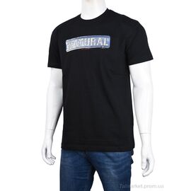 Футболка чоловіча Літо 3707-079-1 black (4 шт. р.сіткаM-2XL) "Мир" недорого оптом від прямого постачальника