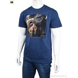 Фотография Футболка мужская Лето 3707-113-3 blue (4 шт. р.сетка M-2XL) "BIG" недорого оптом от прямого поставщика