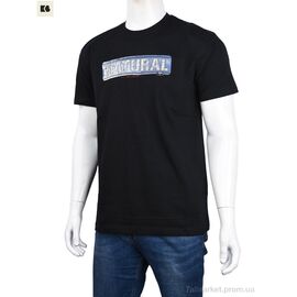 Футболка чоловіча Літо 3707-079-1 black (4 шт. р.сіткаM-2XL) "BIG" недорого оптом від прямого постачальника