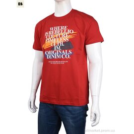 Фотография Футболка мужская Лето 3707-087-5 red (4 шт. р.сетка M-2XL) "BIG" недорого оптом от прямого поставщика