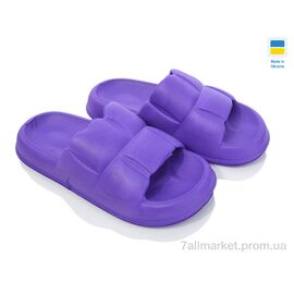 Фотография Шлепки женские облегченные Лето DS ПЖ48/2 фіолет (8 пар р.37-41) "Vladimir" недорого оптом от прямого поставщика