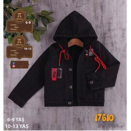 Фотография Куртка детская демисезонная на мальчика 17610 black р.6-9 "iBamBino" недорого оптом от прямого поставщика