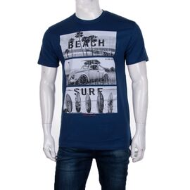 Фотография Футболка мужская 3707-0078-1 р.M-2XL "BIG clothes" недорого оптом от прямого поставщика