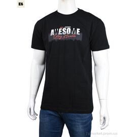 Фотография Футболка мужская Лето 3707-140-2 black (4 шт. р.сетка M-2XL) "BIG" недорого оптом от прямого поставщика