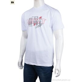 Фотография Футболка мужская Лето 3707-130 white (4 шт. р.сетка M-2XL) "BIG" недорого оптом от прямого поставщика