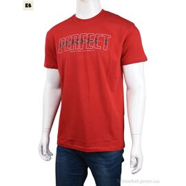 Фотография Футболка мужская Лето 3707-068-2 red (4 шт. р.сетка M-2XL) "BIG" недорого оптом от прямого поставщика