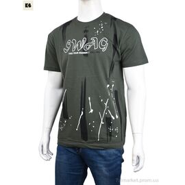 Фотография Футболка мужская Лето 3707-125 green (4 шт. р.сетка M-2XL) "BIG" недорого оптом от прямого поставщика