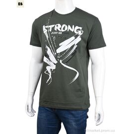 Фотография Футболка мужская Лето 3707-122-1 green (4 шт. р.сетка M-2XL) "BIG" недорого оптом от прямого поставщика