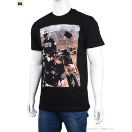 Фотография Футболка мужская Лето 3707-091-1 black (4 шт. р.сетка M-2XL) "BIG" недорого оптом от прямого поставщика