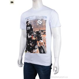 Фотография Футболка мужская Лето 3707-091-3 white (4 шт. р.сетка M-2XL) "BIG" недорого оптом от прямого поставщика