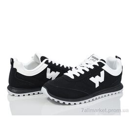 Кросівки жіночі модні Весна/осінь 182-56 black (8 пар р.36-41) "Violeta" недорого оптом від прямого постачальника