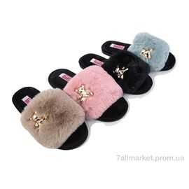 Фотография Тапки женские для дома Весна/осень A831 mix (12 пар р.36-41) "Deshman" недорого оптом от прямого поставщика