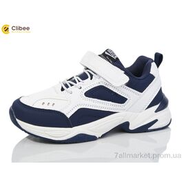 Фотография Кроссовки детские модные Весна/осень LC817 blue-white (6 пар р.32-37) "Clibee-Apawwa" недорого оптом от прямого поставщика