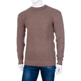 Фотография Свитер мужской 722 brown р.L-2XL "STREET" недорого оптом от прямого поставщика
