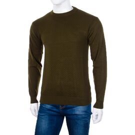 Светр чоловічий 853 khaki р.L-2XL "STREET" недорого оптом від прямого постачальника