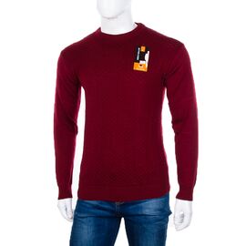 Фотография Свитер мужской 853 red р.L-2XL "STREET" недорого оптом от прямого поставщика