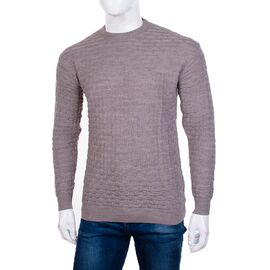 Фотография Свитер мужской 882 d.beige р.M-XL "STREET" недорого оптом от прямого поставщика
