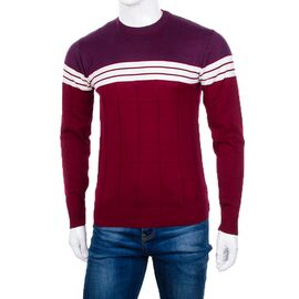 Светр чоловічий 884 red р.L-2XL "STREET" недорого оптом від прямого постачальника