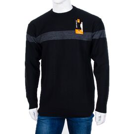 Светр чоловічий 893 black р.2XL-4XL "STREET" недорого оптом від прямого постачальника