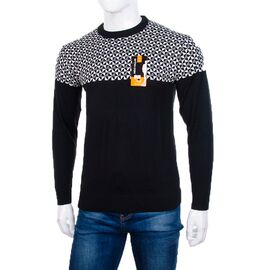 Светр чоловічий 898 black р.L-2XL "STREET" недорого оптом від прямого постачальника