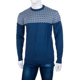 Светр чоловічий 898 blue р.L-2XL "STREET" недорого оптом від прямого постачальника