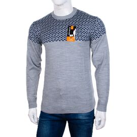 Фотография Свитер мужской 898 l.grey р.L-2XL "STREET" недорого оптом от прямого поставщика