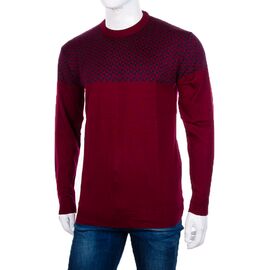 Фотография Свитер мужской 898 red р.L-2XL "STREET" недорого оптом от прямого поставщика