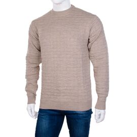 Фотография Свитер мужской 906 beige р.L-2XL "STREET" недорого оптом от прямого поставщика