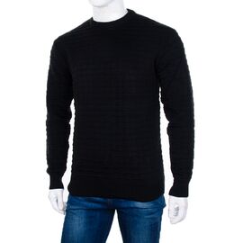 Фотография Свитер мужской 906 black р.L-2XL "STREET" недорого оптом от прямого поставщика