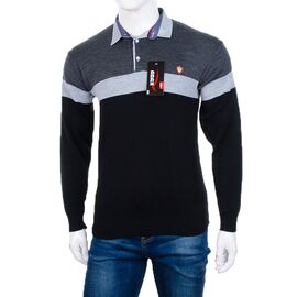 Фотография Свитер мужской 913 d.grey р.M-2XL "STREET" недорого оптом от прямого поставщика