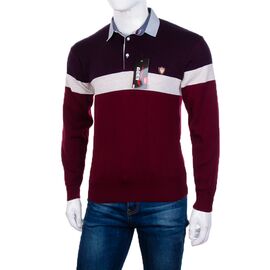 Светр чоловічий 913 red р.M-2XL "STREET" недорого оптом від прямого постачальника