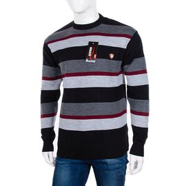 Фотография Свитер мужской 901 black р.3XL-5XL "STREET" недорого оптом от прямого поставщика