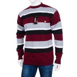 Фотография Свитер мужской 901 wine р.3XL-5XL "STREET" недорого оптом от прямого поставщика