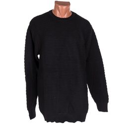 Фотография Свитер мужской 728 black р.L-2XL "STREET" недорого оптом от прямого поставщика