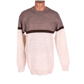 Фотография Свитер мужской 729 d.beige-beige р.L-2XL "STREET" недорого оптом от прямого поставщика