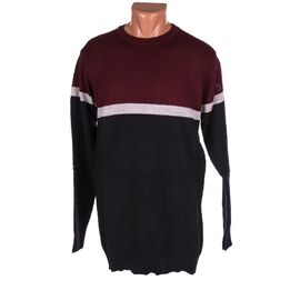 Светр чоловічий 729 wine-black р.L-2XL "STREET" недорого оптом від прямого постачальника