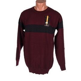 Фотография Свитер мужской 730 wine р.L-2XL "STREET" недорого оптом от прямого поставщика