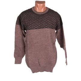 Фотография Свитер мужской 731 brown р.L-2XL "STREET" недорого оптом от прямого поставщика