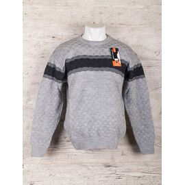 Светр чоловічий S125 grey р.L-2XL "STREET" недорого оптом від прямого постачальника