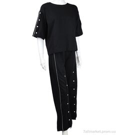 Фотография Женский костюм Лето 3708-4006-1 black (4 шт. р.сетка S-XL) "Мир" недорого оптом от прямого поставщика