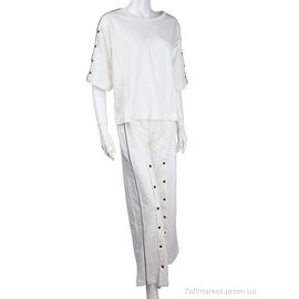 Фотография Женский костюм Лето 3708-4006-2 white (4 шт. р.сетка S-XL) "Мир" недорого оптом от прямого поставщика
