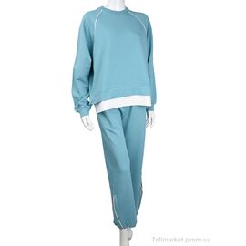 Фотография Женский костюм Весна/осень 3708-4249-1 l.blue (4 шт. р.сетка S-XL) "Мир" недорого оптом от прямого поставщика