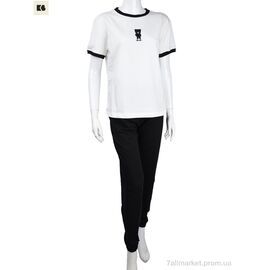 Фотография Женский костюм Лето 3708-3349-1 black (4 шт. р.сетка S-XL) "BIG" недорого оптом от прямого поставщика